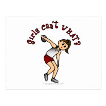 Light Womens Discus Post Card