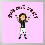 Light Womens Football Referee Poster