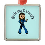 Light Womens Kung Fu Ornament