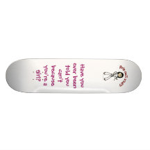 Light Womens Martial Arts Skateboard Deck