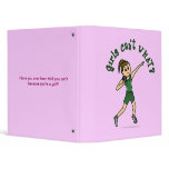 Light Womens Shot Put in Green Uniform Binders