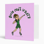 Light Womens Shot Put in Green Uniform Binder