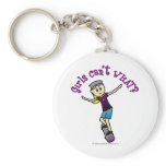 Light Womens Skateboarding Keychains