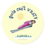 Light Women's Ski Jumping Stickers