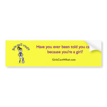 Light Womens Soccer in Blue Uniform Bumper Sticker