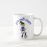 Light Womens Soccer in Blue Uniform Mug