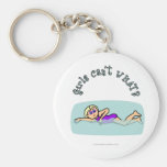 Light Womens Swimming Keychain