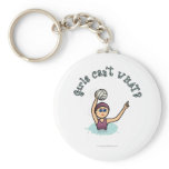 Light Womens Water Polo PLayer Keychain