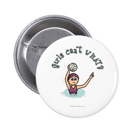 Light Womens Water Polo PLayer Pins
