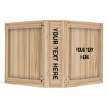 Light Wood Crate - Binder