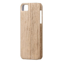 Light Wood Grain Cover iPhone 5 Case