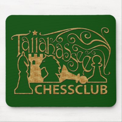 Light Wood Grain Mousepad by chesstlh. This is the Tallahassee Chess Club Logo in a wood grain design. Zoom in to see the detail of the pattern, bevel, 