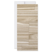 Light Wood Grain Parquet Custom Rack Cards