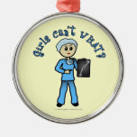 Light X-ray Technologist Girl Christmas Ornament