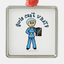 Light X-ray Technologist Girl Ornament