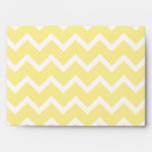 Light Yellow and White Zigzags. Envelopes