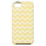 Light Yellow and White Zigzags. iPhone 5 Case