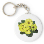 Light Yellow Primroses Key Chains