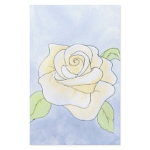Light Yellow Rose. Flyer Design