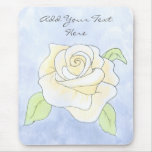 Light Yellow Rose. Mousepad