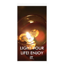 LIGHT YOUR LIFE! ENJOY IT. PHOTO CARD TEMPLATE