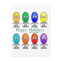 Lightbots postcards