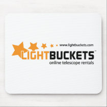 LightBuckets Logo Mousepad mousepads