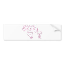 Lightbulb Sandy Bumper Sticker