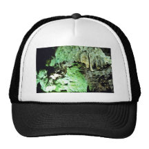 Lighted Interior Of Carlsbad Caverns National Park Hats