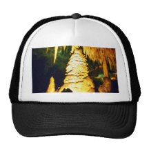 Lighted Interior Of Carlsbad Caverns National Park Mesh Hat