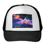 lightening above the waves mesh hat