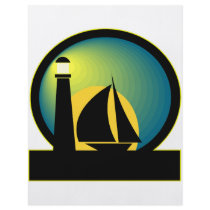 Lighthouse and Sailboat Custom Flyer
