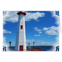 Lighthouse Art Greeting Card