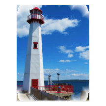 Lighthouse Art Postcard