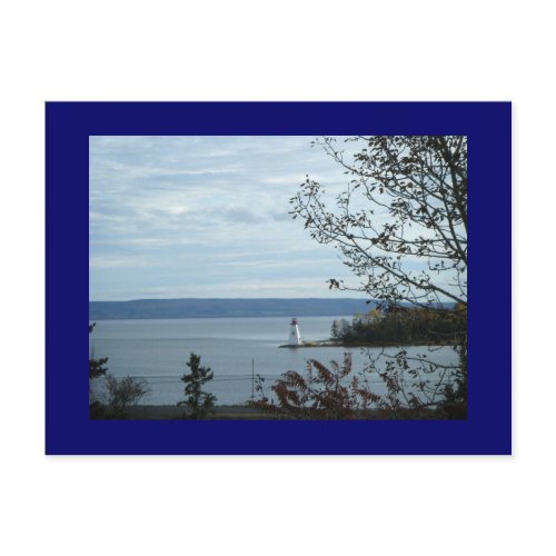 Lighthouse at Baddeck postcard