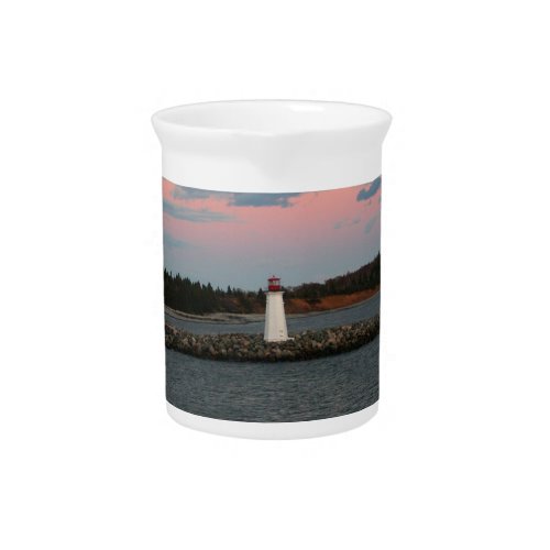 Lighthouse at Dawn pitcher
