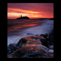 Lighthouse at Dawn Poster by cARTerART posters by cARTerART Lighthouse at Dawn Poster by cARTerART posters