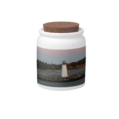 Lighthouse at Dusk candyjar