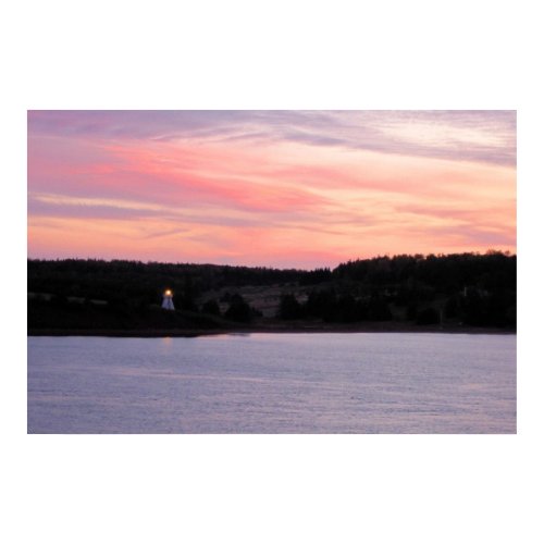 Lighthouse at Dusk on Prince Edward Island print