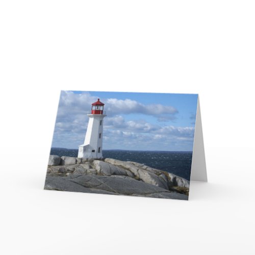 Lighthouse at Peggy's Cove card