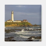 Lighthouse at Pigeon Point State Beach in San 2 Fridge Magnet