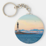 Lighthouse at Sunset Key Chains