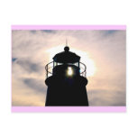 Lighthouse at Sunset Postcard