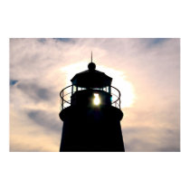 Lighthouse at Sunset posters by almedic104 Lighthouse at Sunset posters