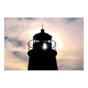 Lighthouse at Sunset posters