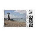 Lighthouse at the beach postage by grksoxgirl Lighthouse at the beach postage