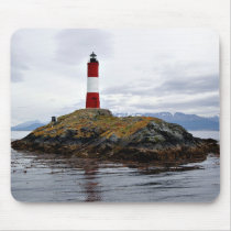 Lighthouse at the end of the world mouse pad