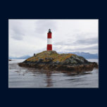 Lighthouse at the end of the world post card