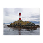 Lighthouse at the end of the world post card