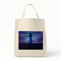 Lighthouse Beacon Grocery Tote Bag